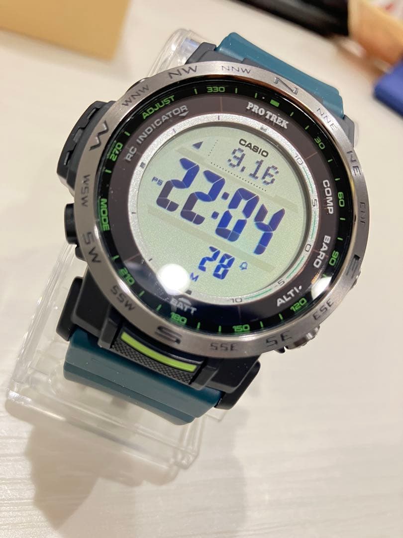 カシオ　プロトレック　腕時計　電波ソーラー　PRW-35Y-3JF 軽量　防水