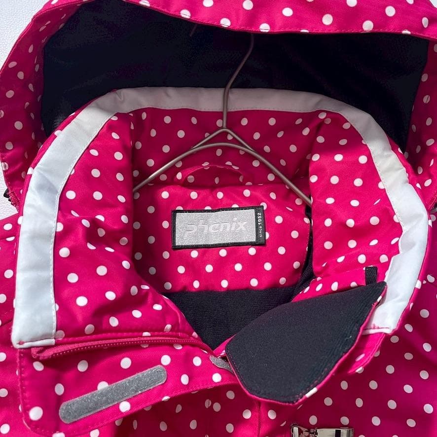 【大きいサイズ】フェニックス　レディース スキーウェア上下セット ドット柄 O