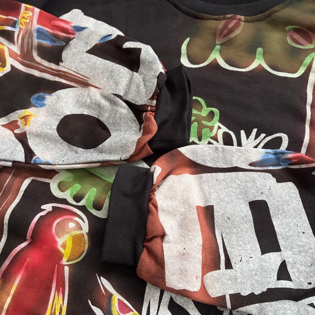 新品 EL RODEO アニマル イラスト プリント ビッグ スウェット