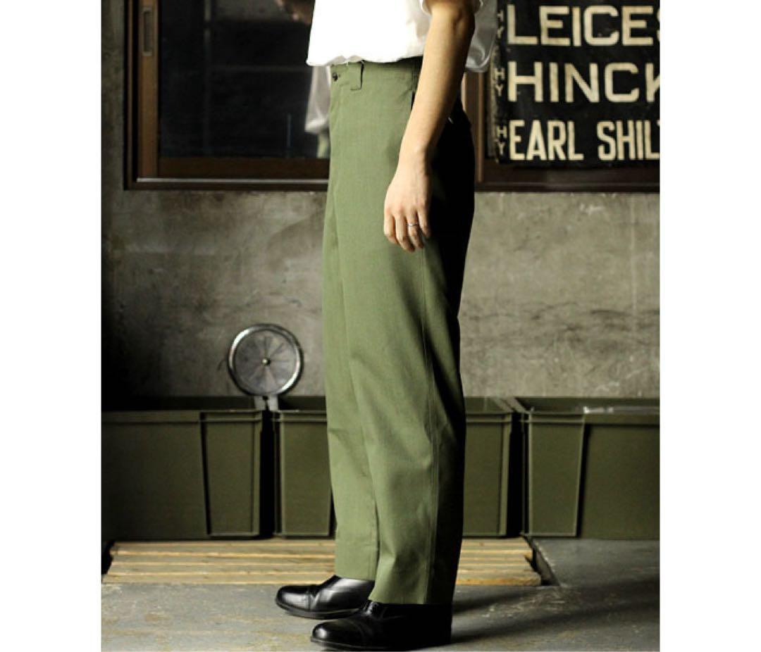 未使用✨AUBETT MELANGE WOOL BAGGY PANTS 4