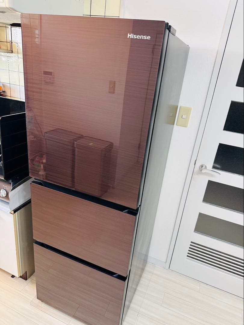 【C.A.I.Tさん専用】Hisense HR-G2801BR 冷蔵庫 ブラウン
