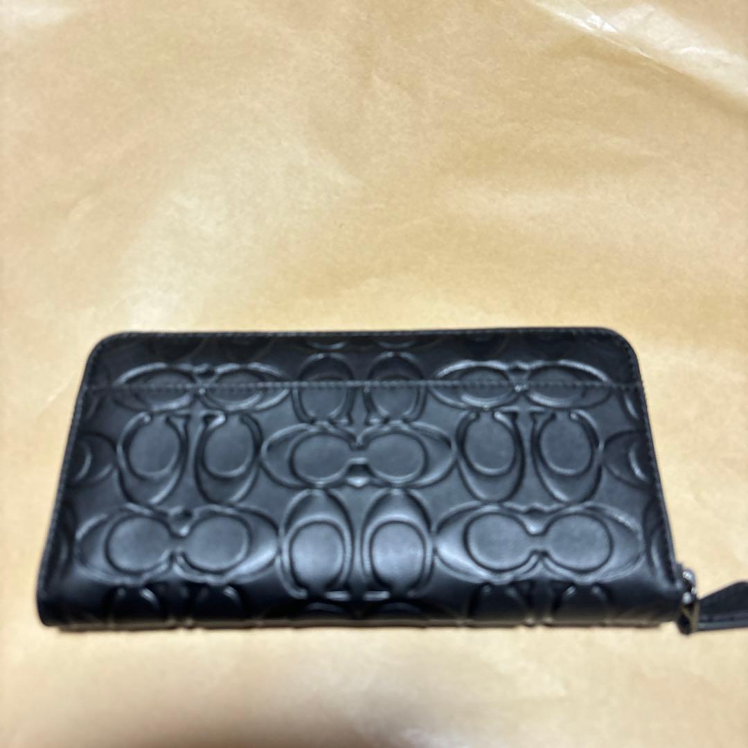 ひ*ろ様 ブラックレザー 長財布