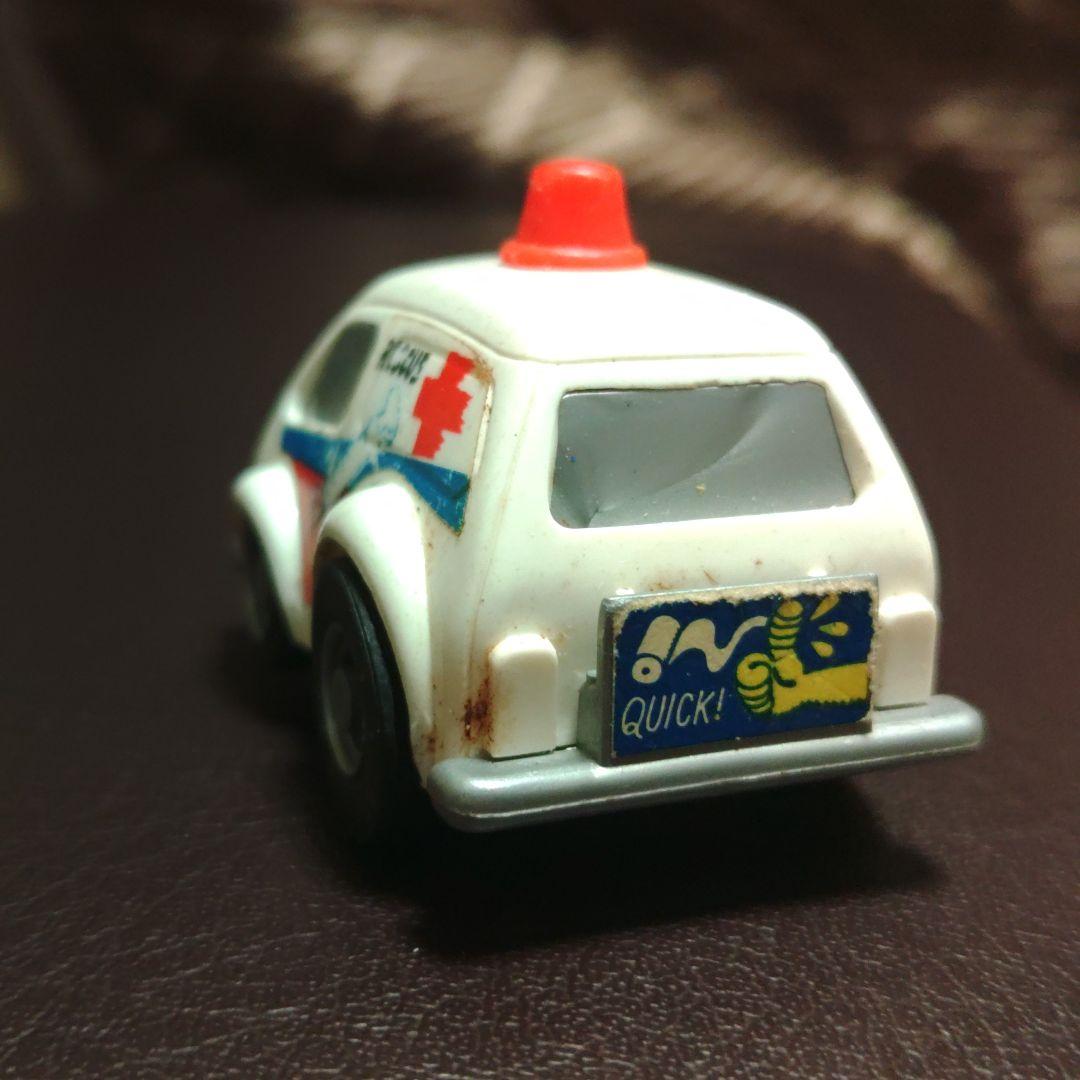 初期 チョロQ 日本製 豆ダッシュ Bセット ? VANMAN 救急車
