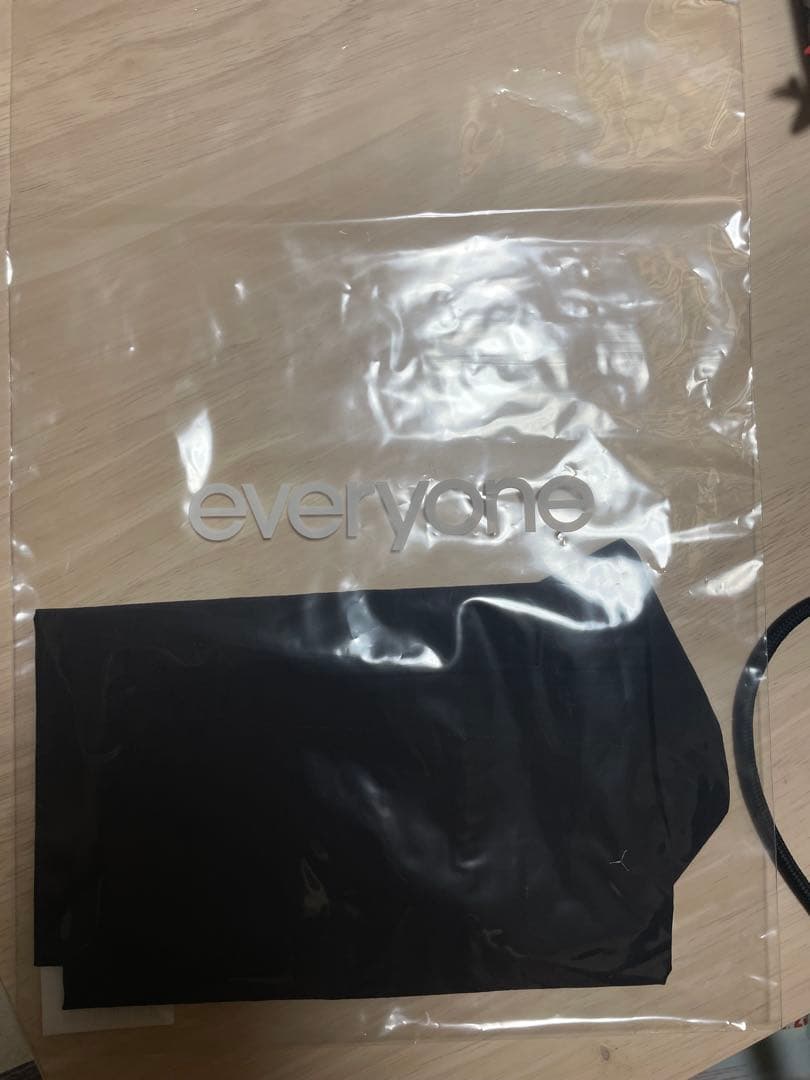 新品未使用　everyone エコバッグ ブラック