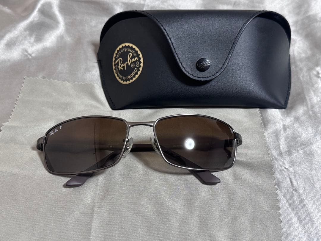 Ray-Ban レイバン RB3498 偏光 スクエア サングラス