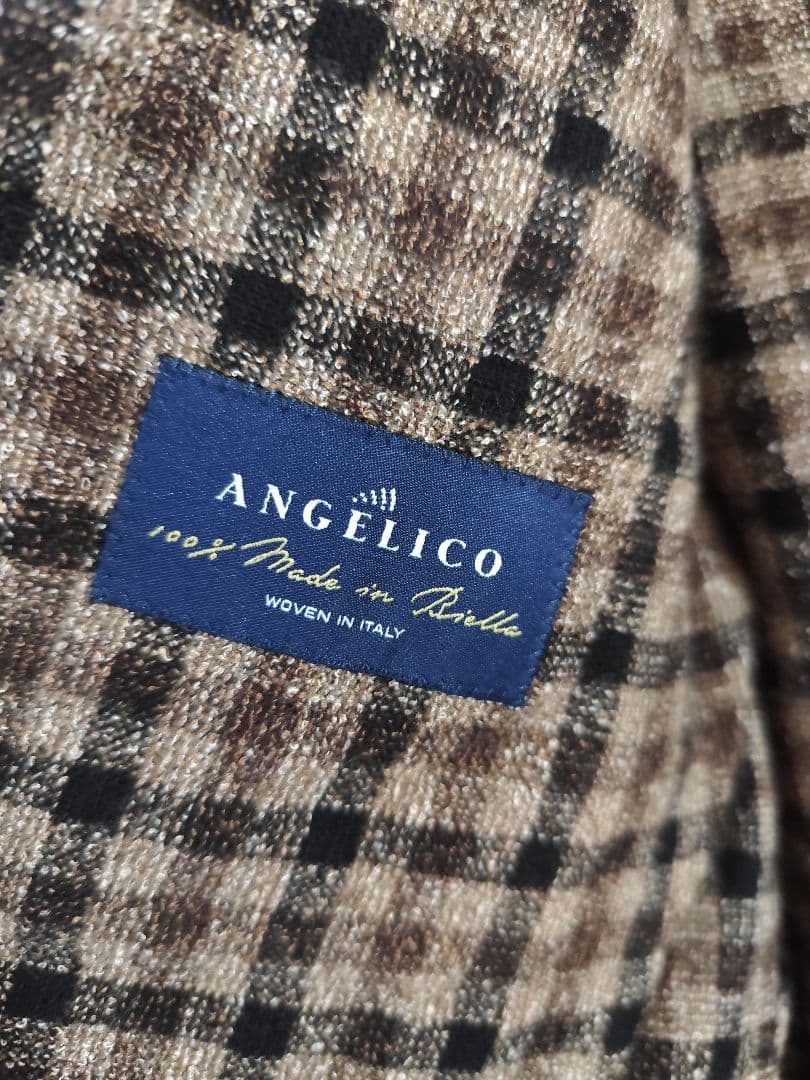 トゥモローランド リングツイードジャケット 茶