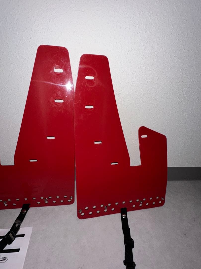 JAOS マッドガード前後セットレッド