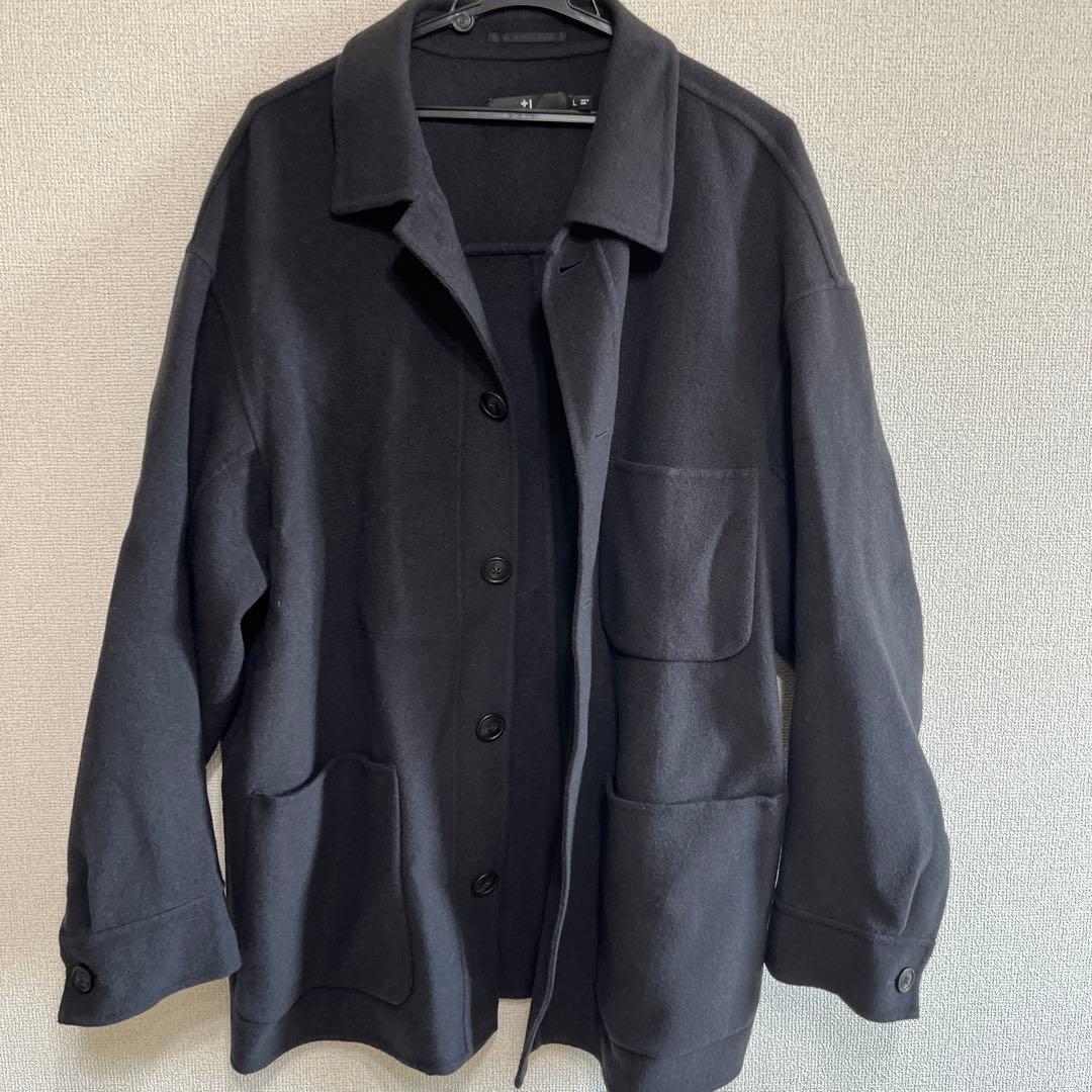 YKUNIQLO ユニクロ　＋Ｊウールオーバーサイズシャツジャケット