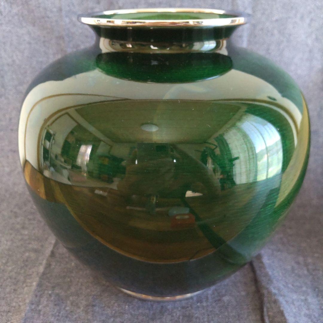 安藤七宝店造 七宝花瓶 壺 花瓶 置物