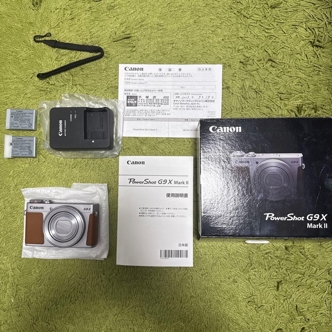 Canon PowerShot G9 X Mark II 予備バッテリー付