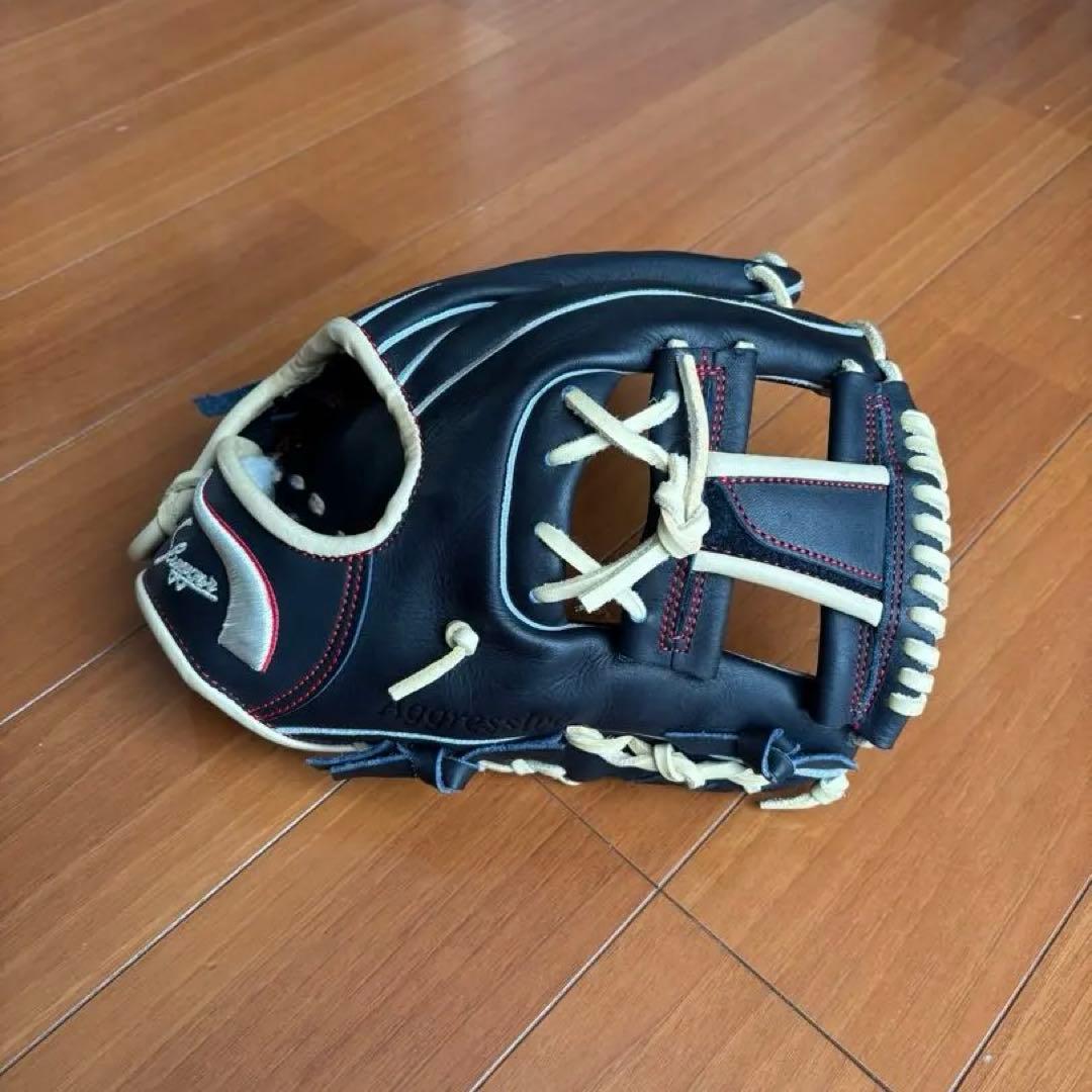 久保田スラッガー　軟式　KSN-SR1　直刺繍　限定　KSブラック×トレンチ