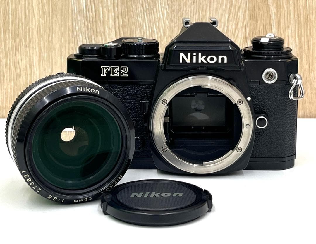 動作確認　ニコン　FE2　ブラックボディ　シャッターOK