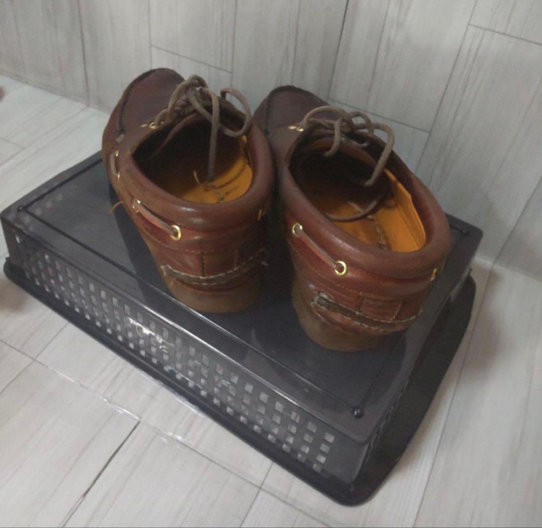 値下げしましたTimberland 3eye モカシンシューズ バーガンディ