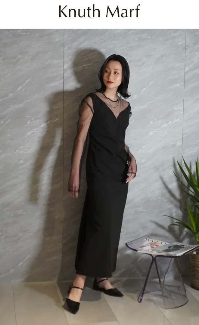 スーツ・フォーマル・ドレス knuth marf off shoulder design one piece