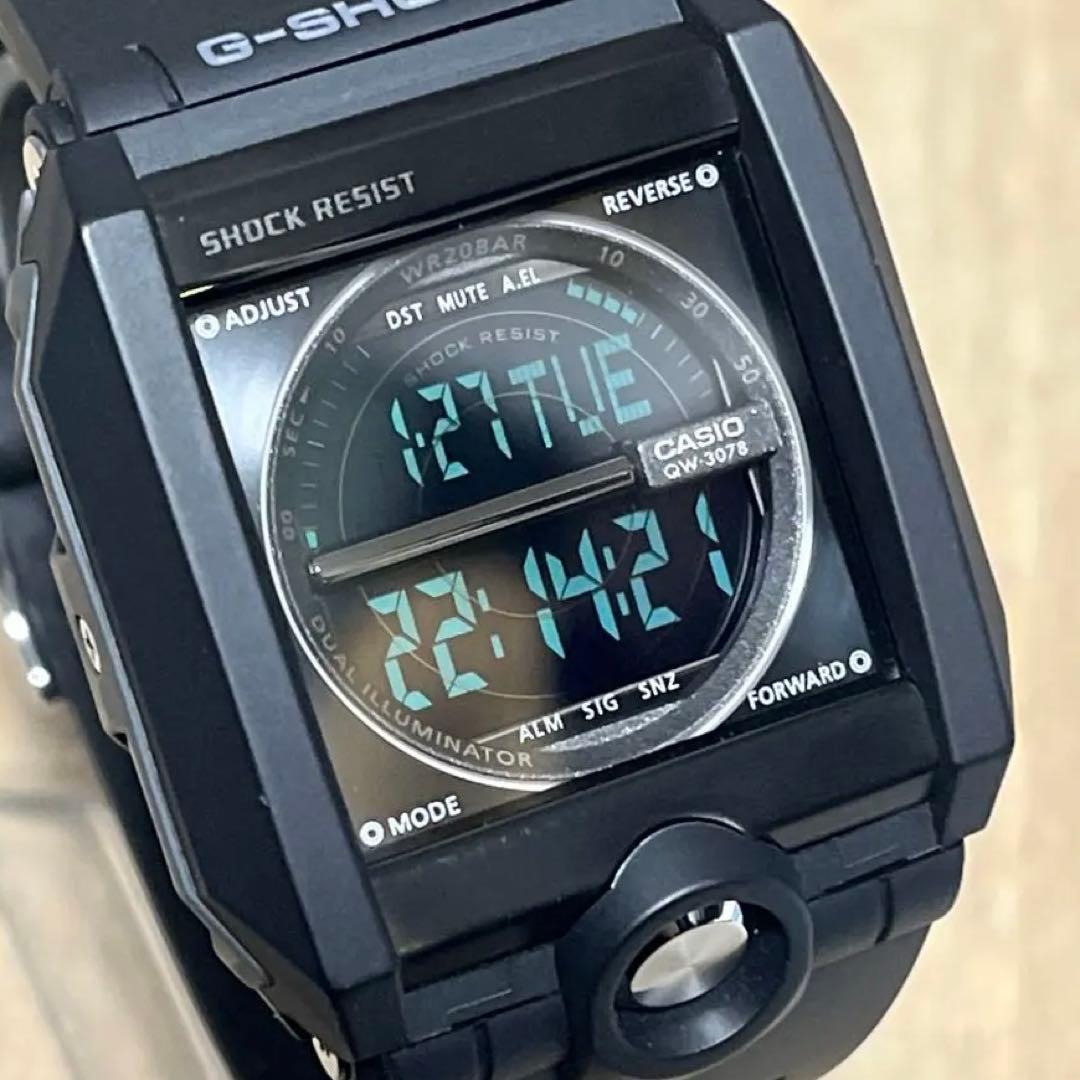 【極美品】G-SHOCK G-8100 マットブラック デュアルイルミネーター