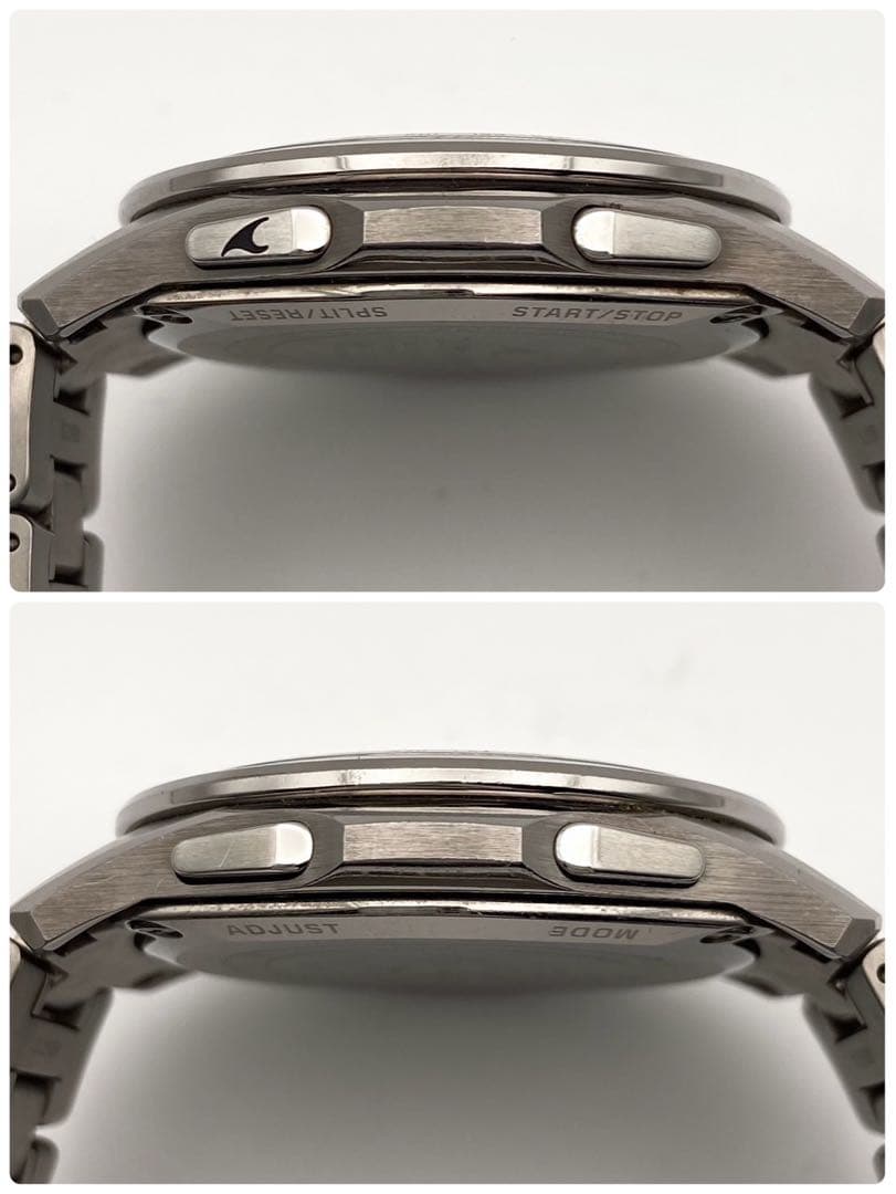 【稼働】CASIO オシアナス 電波ソーラー 腕時計 クロノグラフ デイト