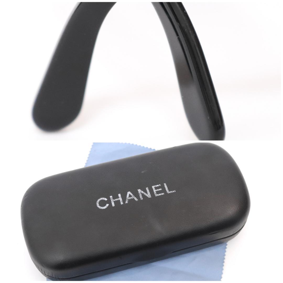 CHANEL ココマーク サングラス 黒×金 グレーレンズ ケース付 928