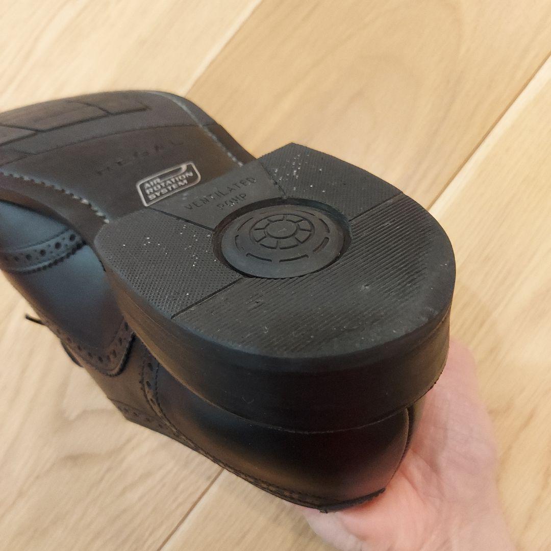 26cm REGAL 黒レザー ウィングチップ ドレスシューズ 日本製