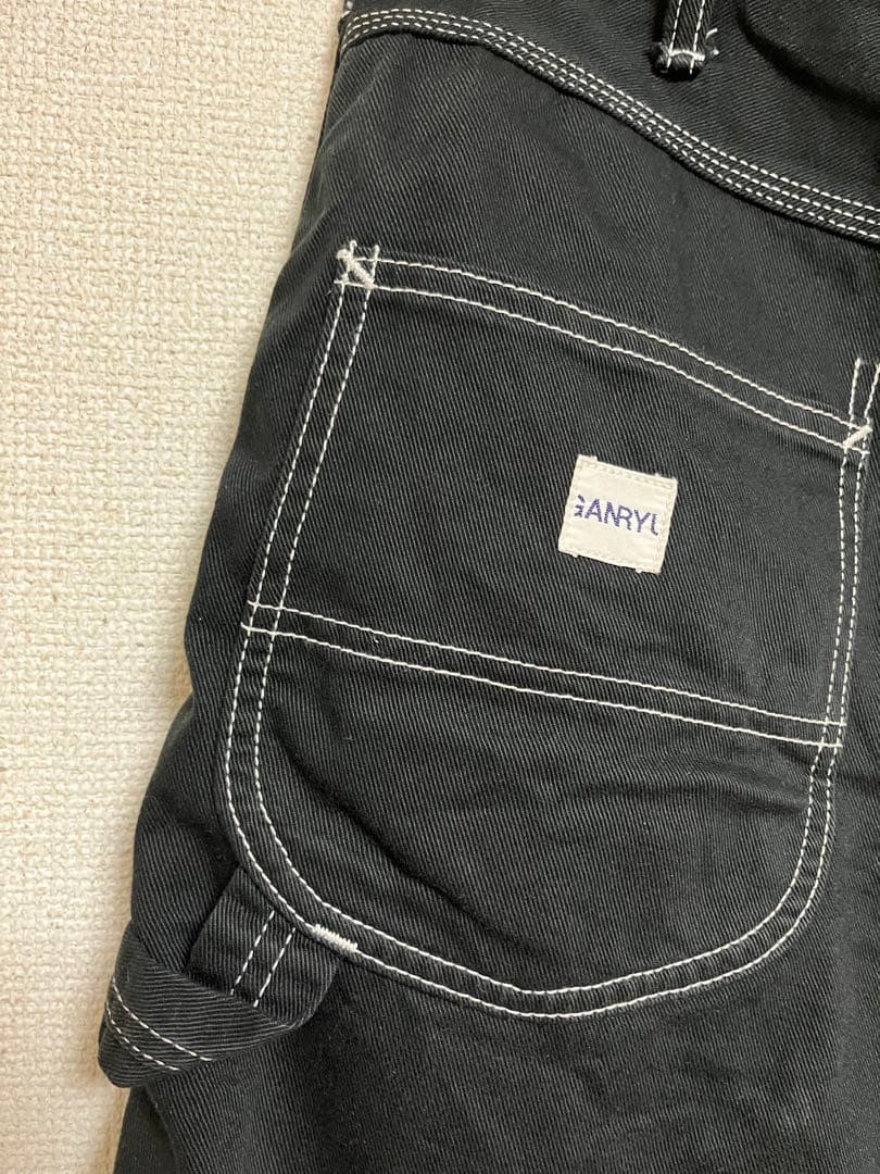 ガンリュウ　サルエルパンツ　サイズS GANRYU コムデギャルソン　ステッチ