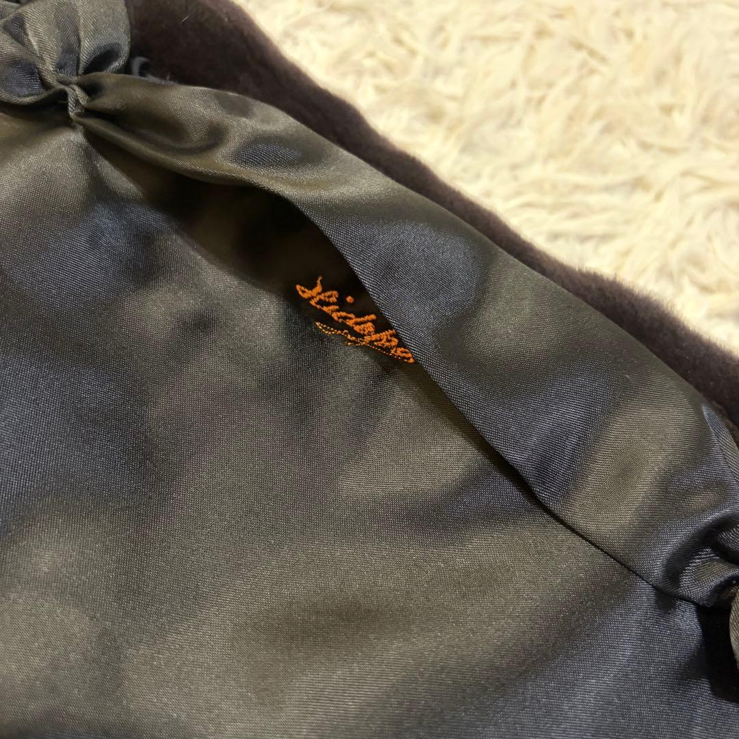 最高級 銀タグ サガミンク リアルファーコート 豪華裏地刺繍 シェアードミンク