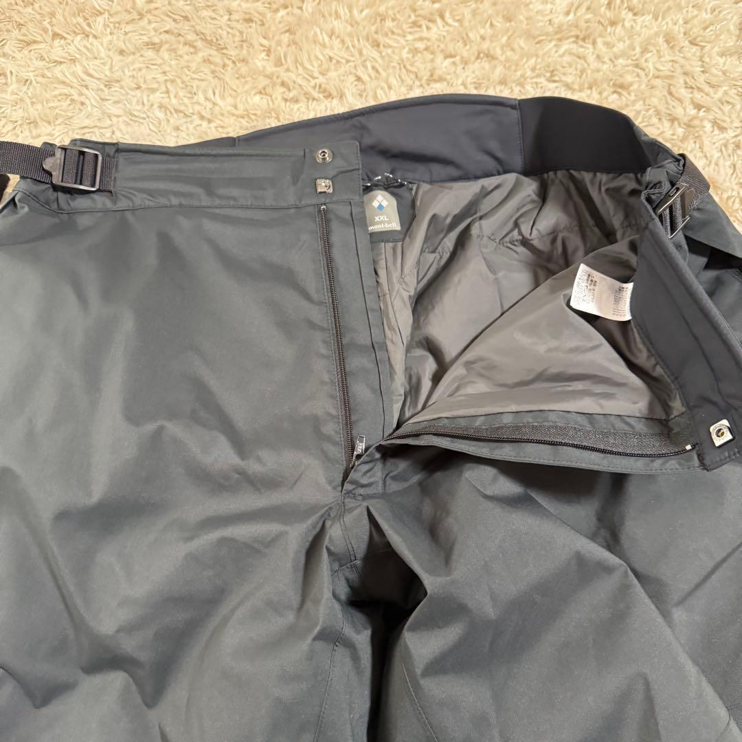mont-bell パウダーステップパンツ XXLサイズ ブラック ドライテック