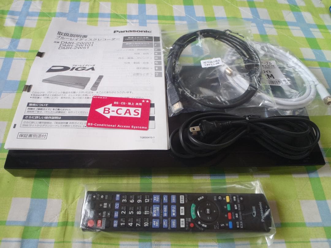あかさ　DIGA　ブルーレイレコーダー　DMR-2W201
