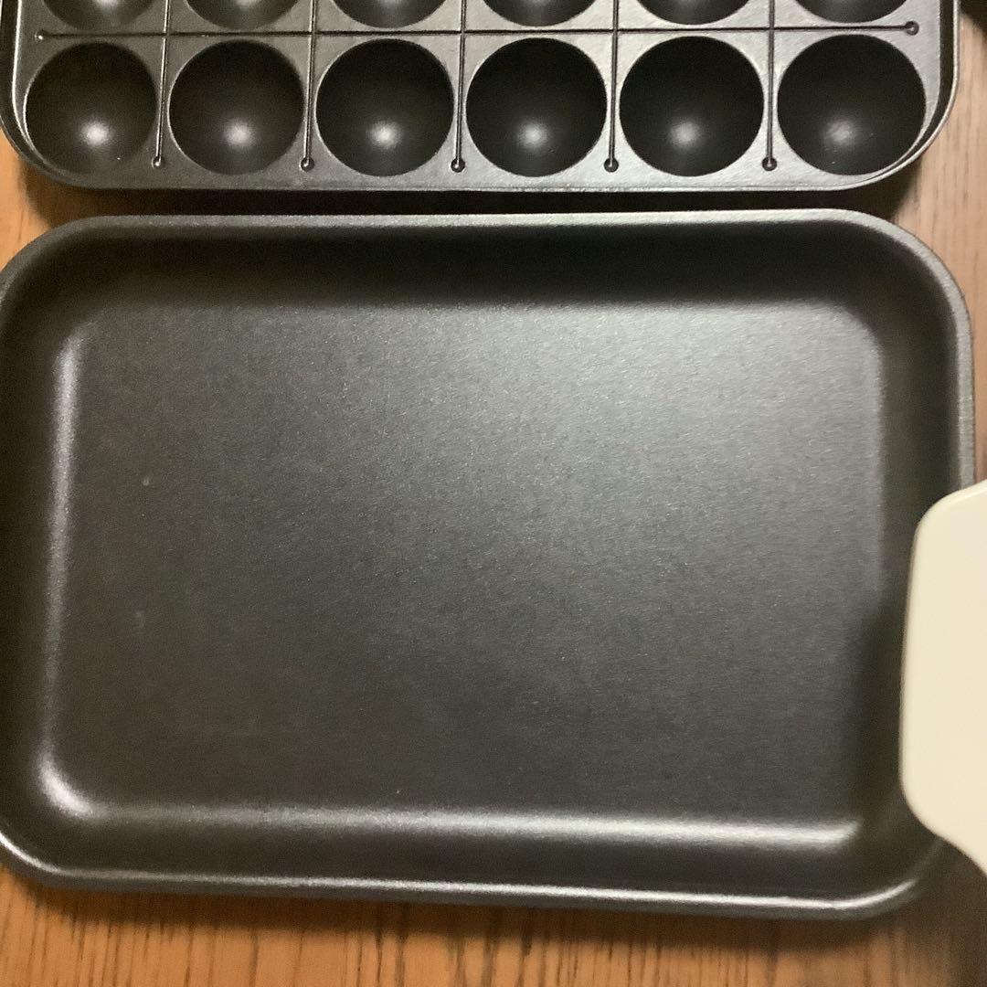 ブルーノ　コンパクトホットプレート　プレート2枚＆セラミック鍋