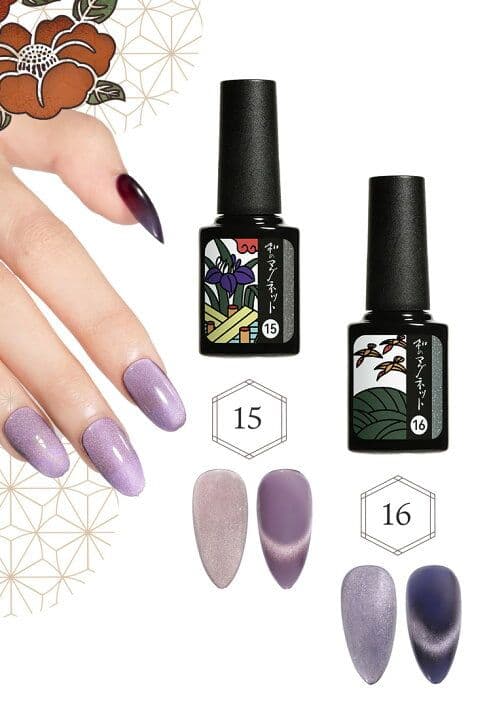 ネイル工房　和のマグネット　20本セット　和　秋　冬　ネイル　振り袖　成人式