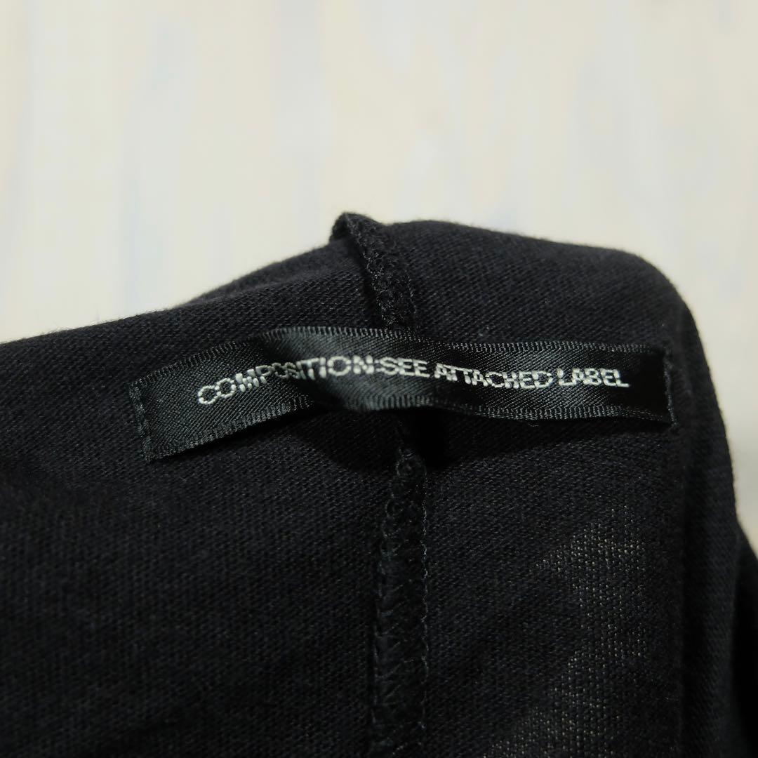 Y's ヨウジヤマモト変形カットソー　黒　サイズ2 made in Japan