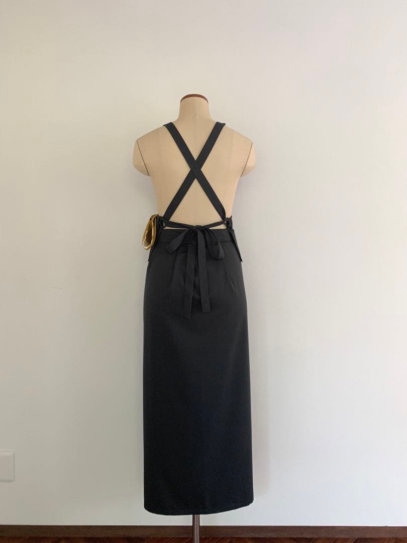 茶道稽古着　二部式　ツイル　Noir 黒