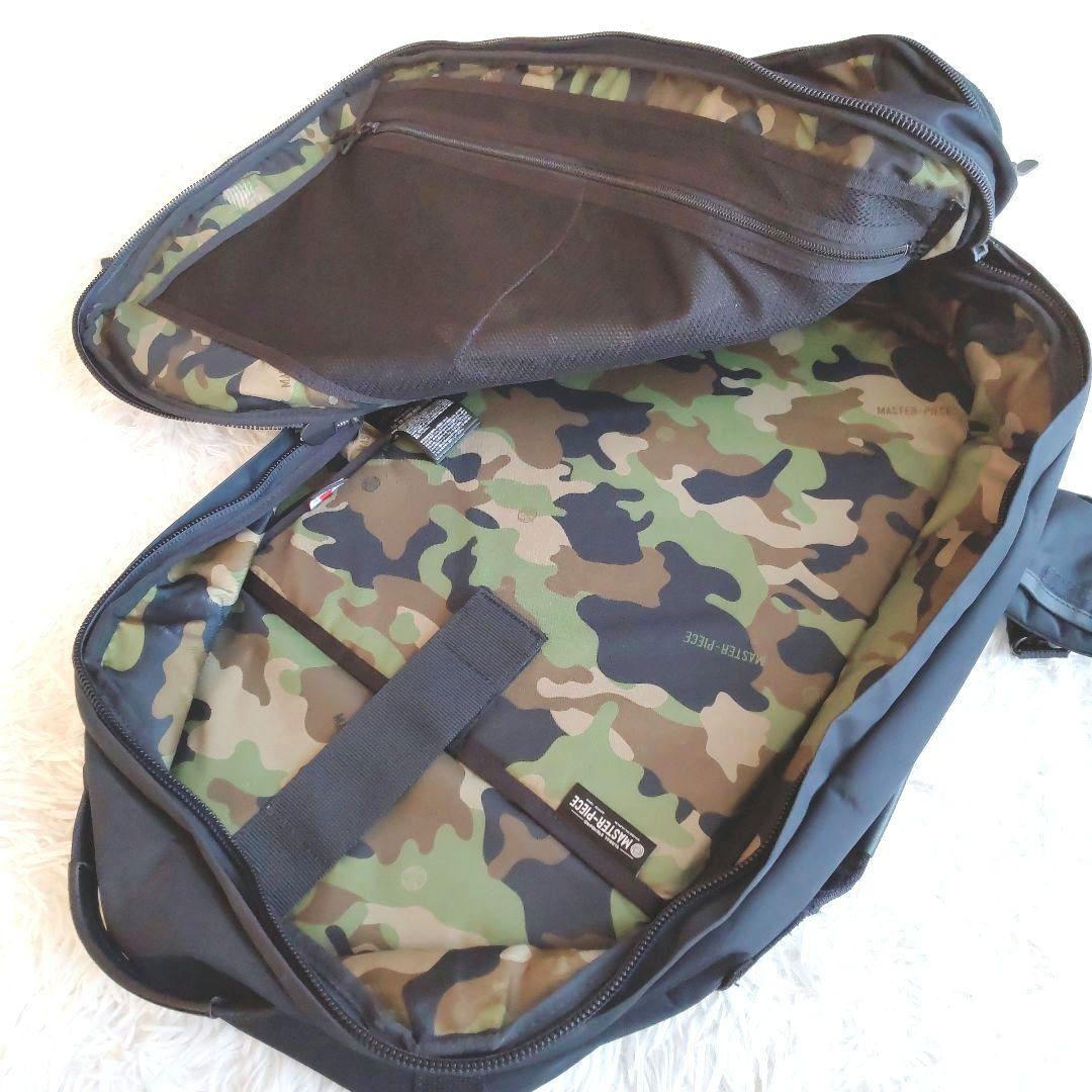 マスターピース potential 3way 大容量 2層式 リュック ネイビー