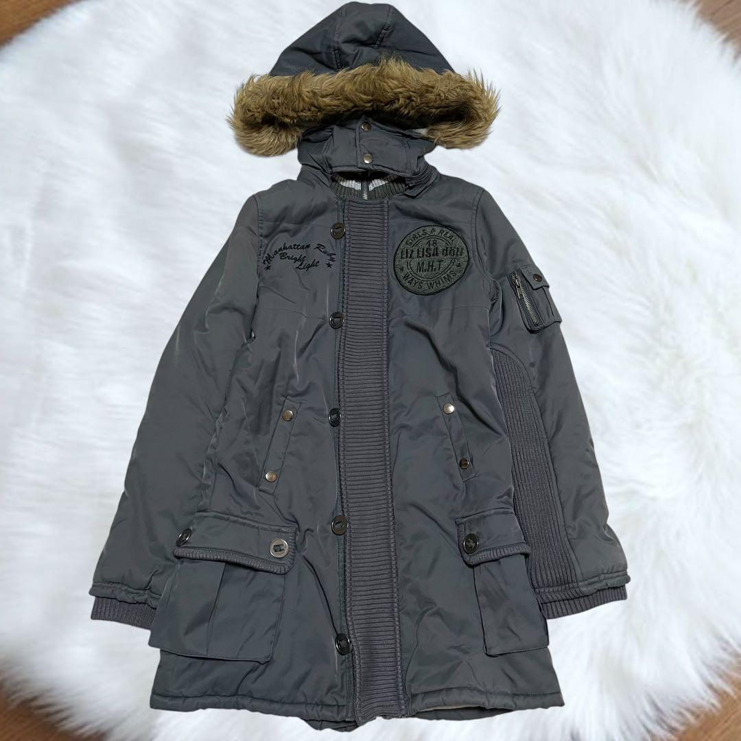 【美品】LIZ LISA doll モッズコート　ファー　平成　当時物　y2k