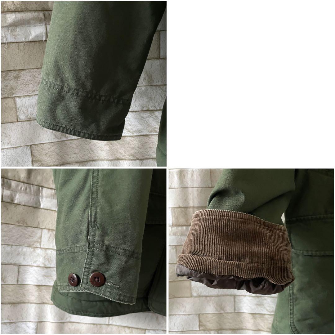 エルエルビーン フィールドコート ハンティングジャケット 裏ボア グリーン L