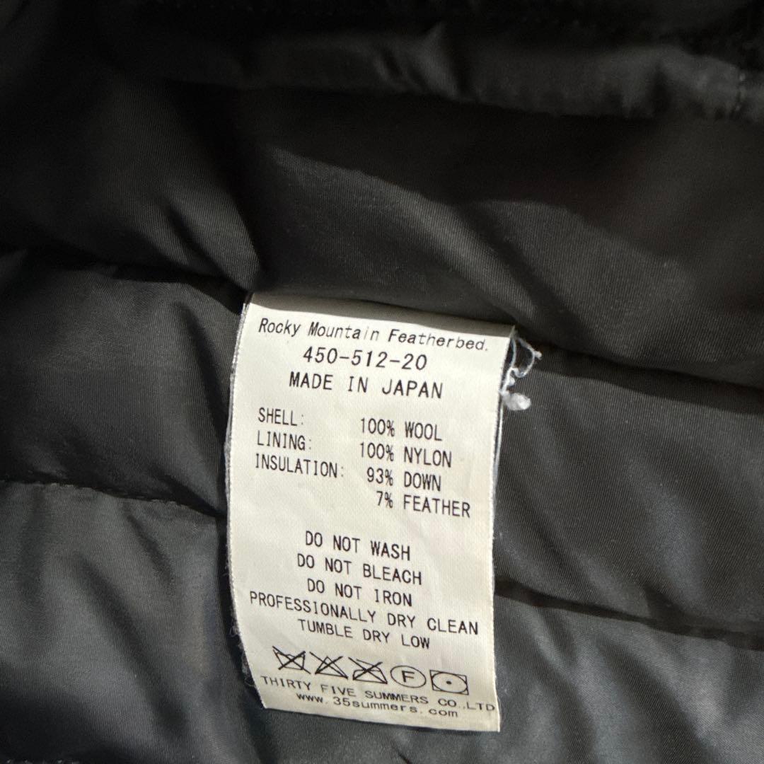 ROCKY MOUNTAIN FEATHERBEDキルティングベスト