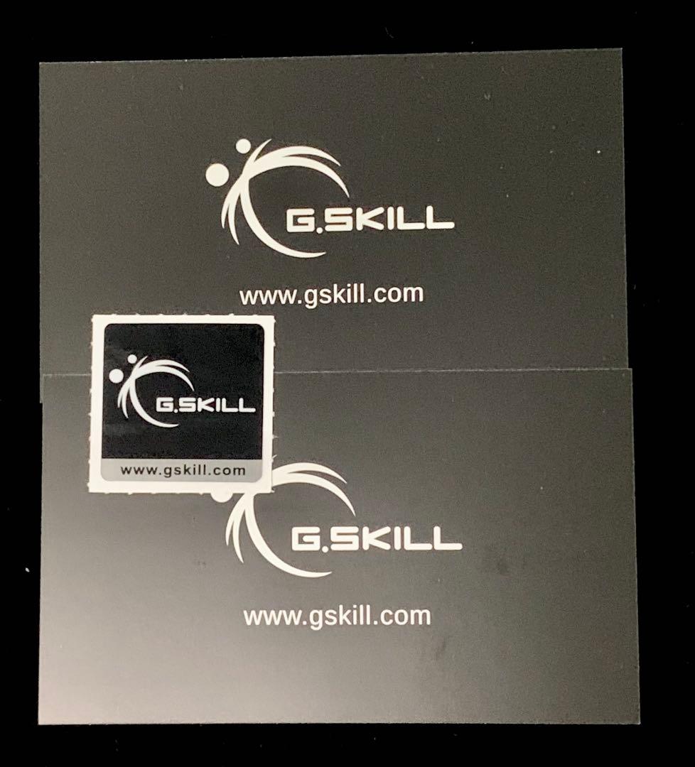 動作確認 G.SKILL 32GB×4 Trident Z　DDR4 3800