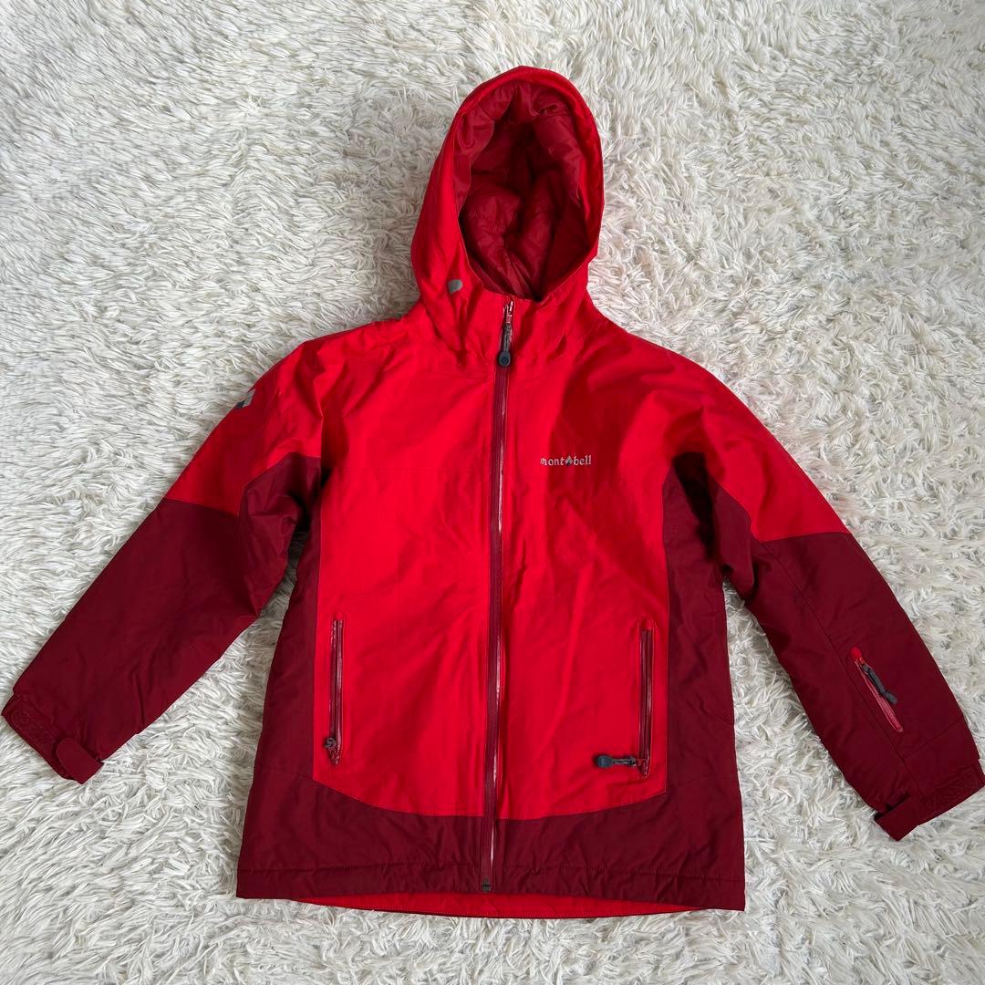 モンベル　キッズ　スキースノーボードスノボウエア　上下　150
