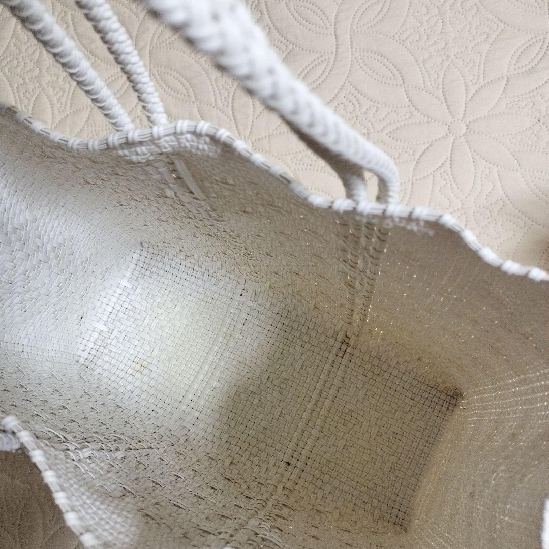 Letra メルカドバッグ 白 Mサイズ　マルシェバッグ＆ミニバッグ