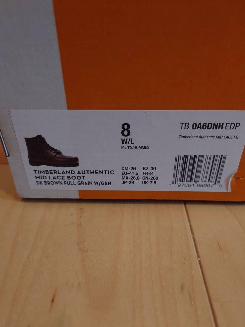Timberland Authentic Mid Lace Boot 　7eye
