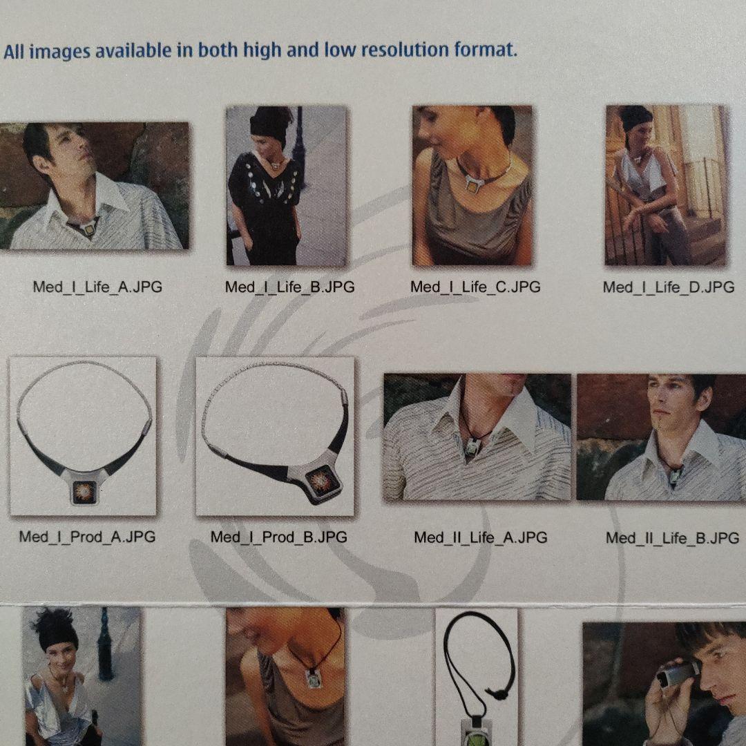 \"未使用\"ノキア　ウェアラブルアクセサリー『Nokia Medallion I』