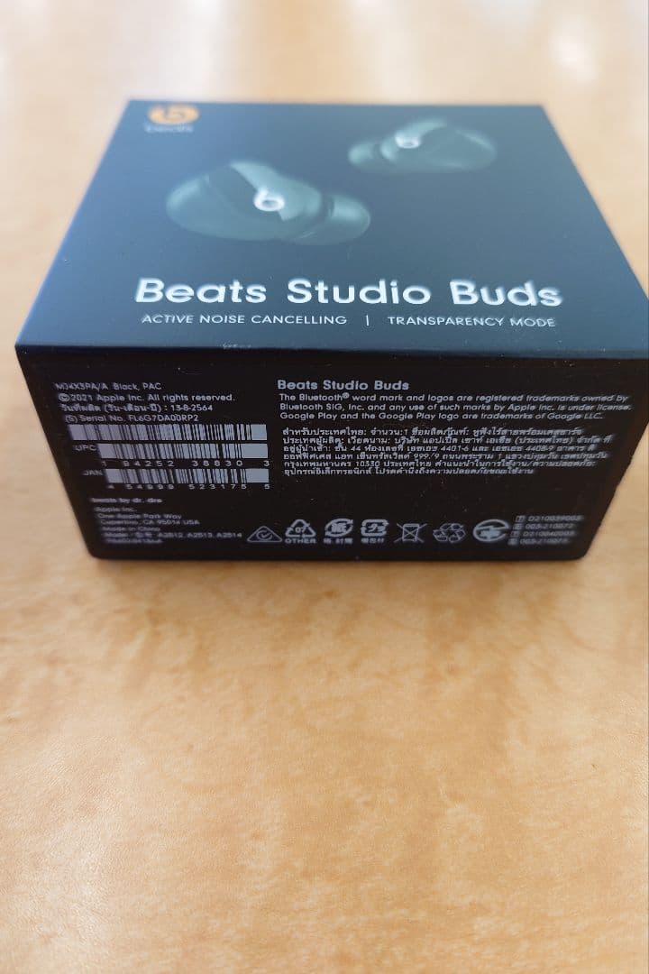 新品・未使用 Beats Studio Buds ノイズキャンセリング ブラック