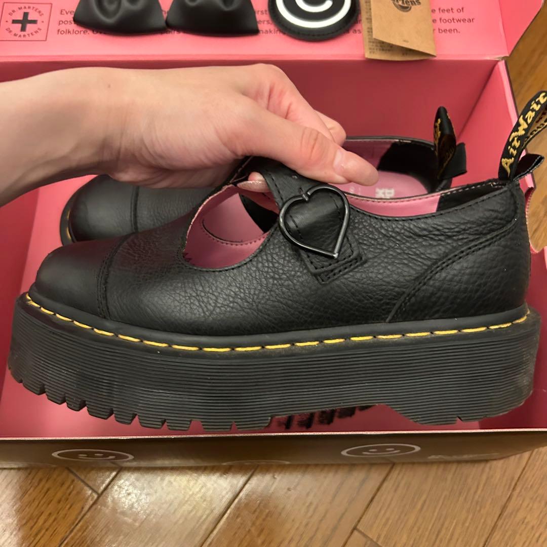 【UK5】ドクターマーチン LAZY OAF コラボ 厚底