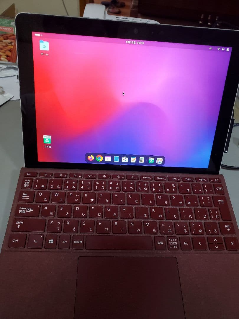 Windowsタブレット本体 surface go 3 linux Fedora 42 8gb 128gb