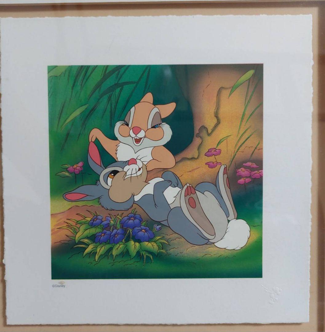 Disney　ディズニー バンビ とんすけ ミス・バニー 1942年 セル画