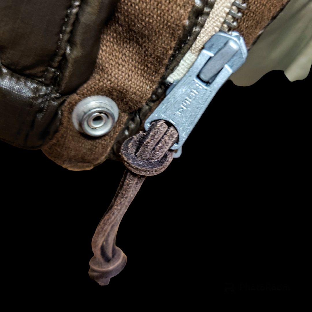 希少 vintage加工 ポロラルフローレン ダウンベスト フード取り外し可能