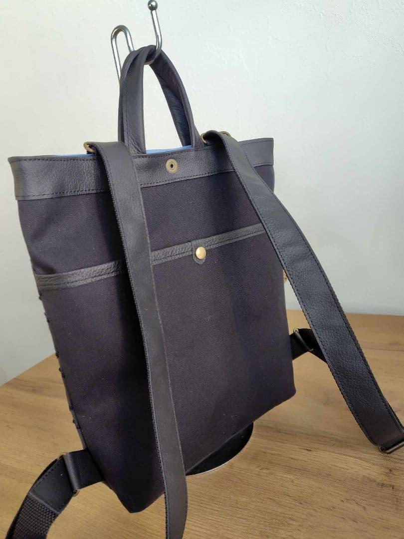 ミナペルホネン/tambourineタンバリンチャコール/A４サイズリュック