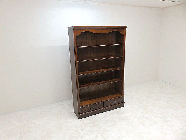 ゆ*き様 美品 カリモク　コロニアル オープンシェルフ 　　書棚/本棚/ブックシ