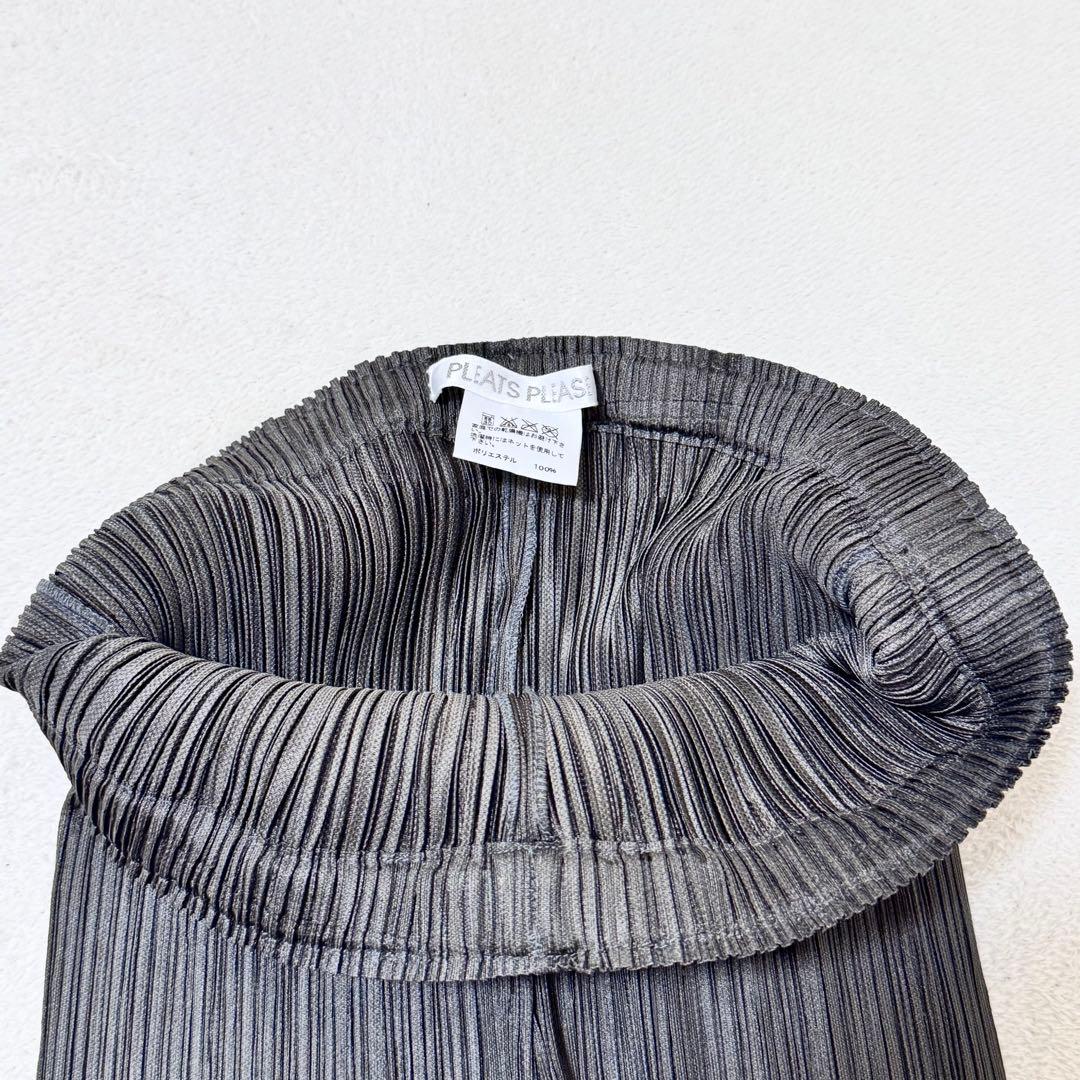 極美品✨PLEATS PLEASE 七部丈　グレー　ボトムス　サイズ3