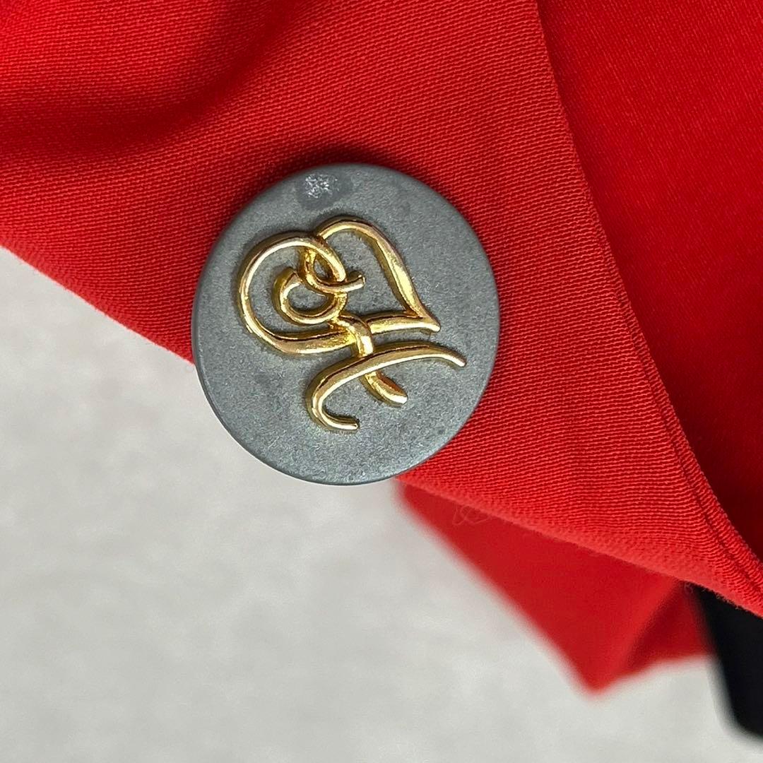 J403 美品 L 42 エルメス シングル ロング丈 JKT レディース