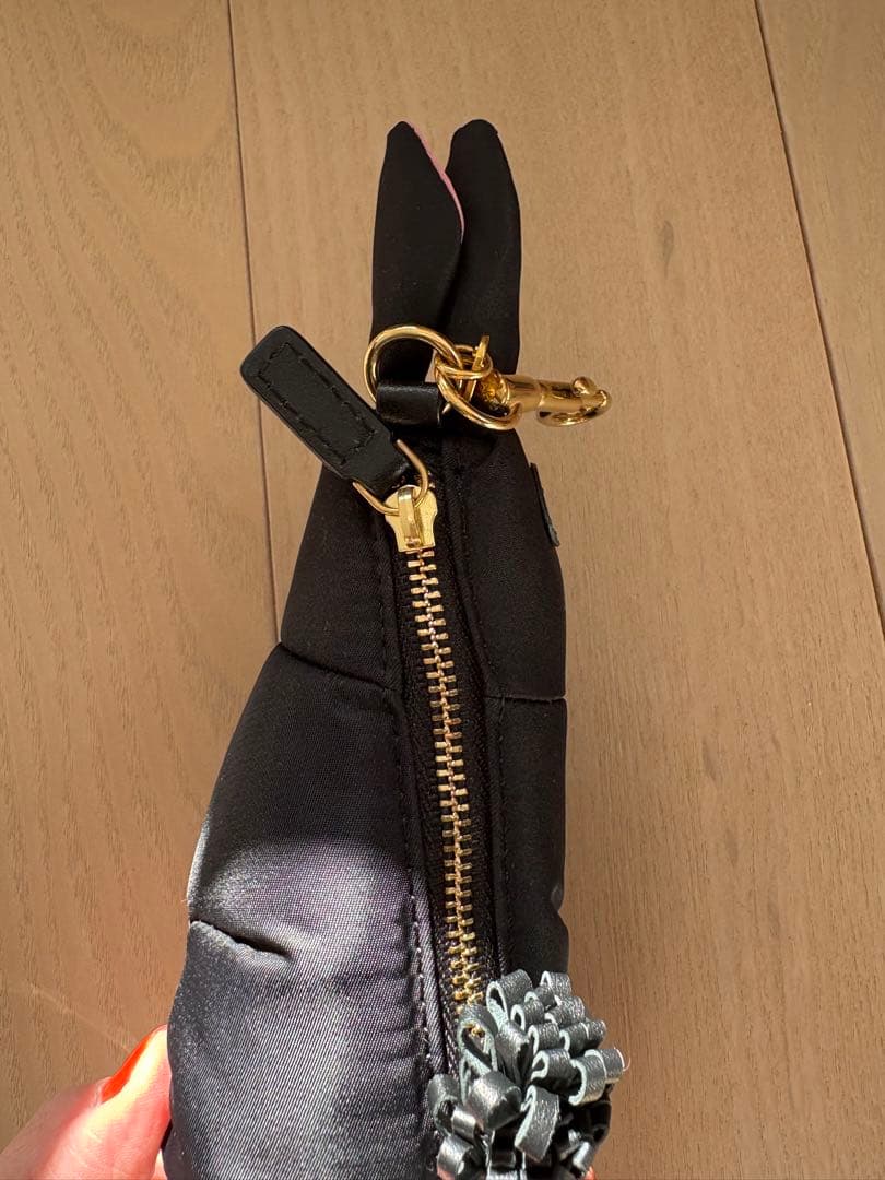 Anya Hindmarch アニヤハインドマーチ ウサギ型エコバッグ 黒