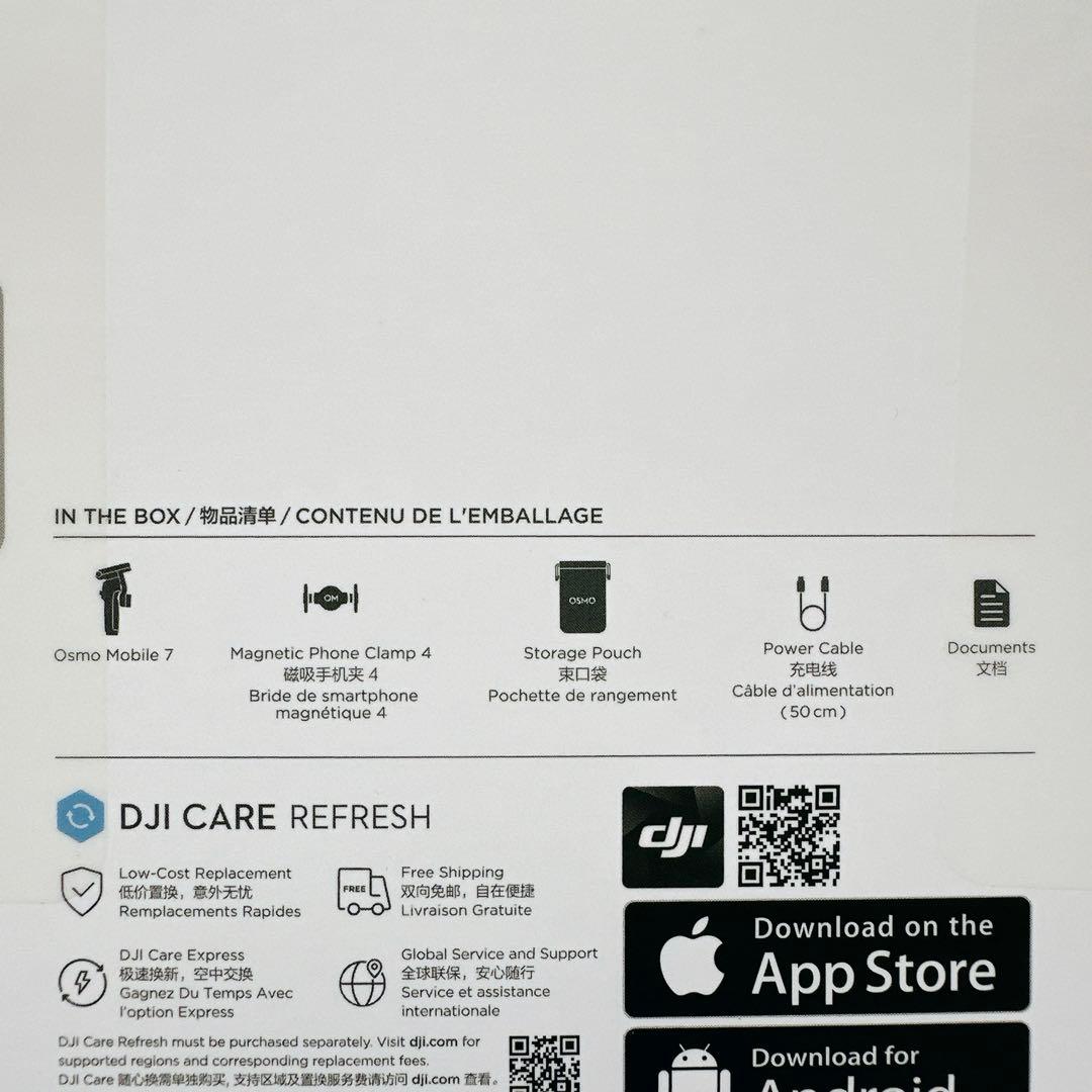 DJI Osmo Mobile 7 スマホ ジンバル スタビライザー　保証付き
